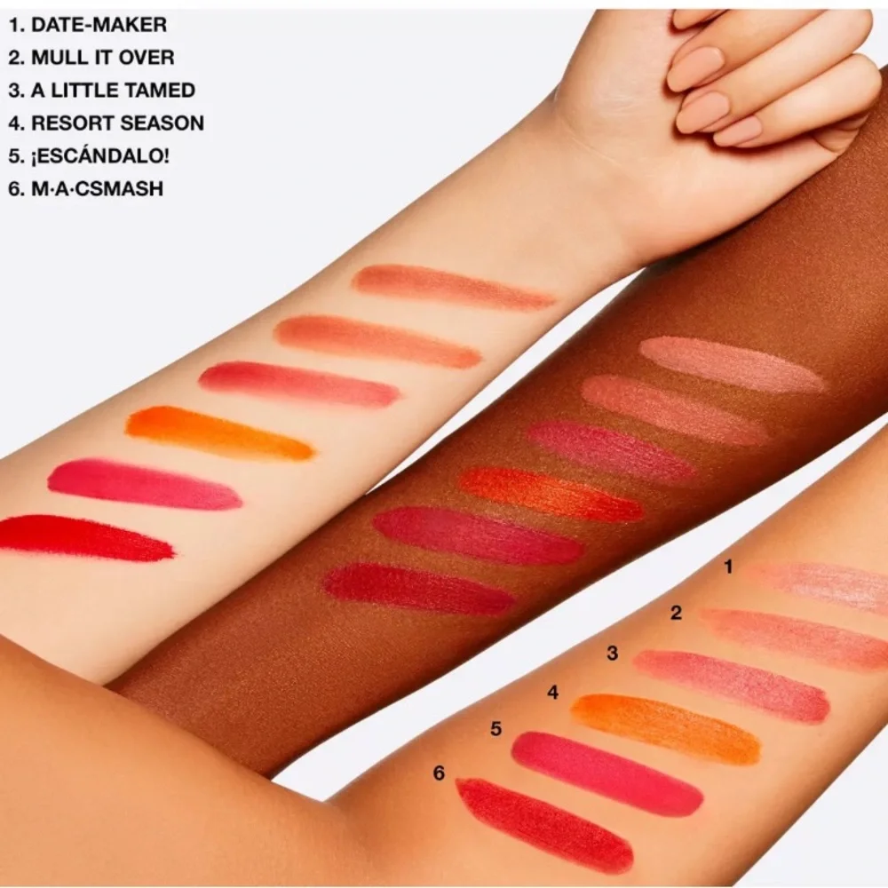 MAC Powder Kiss Liquid Lipcolour A Little Tamed